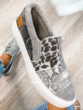 Yana - Trendy instap sneakers met prachtige print