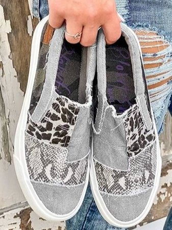 Yana - Trendy instap sneakers met prachtige print