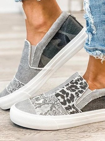Yana - Trendy instap sneakers met prachtige print