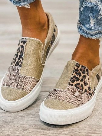 Yana - Trendy instap sneakers met prachtige print