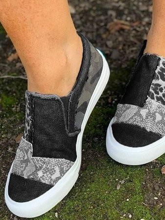 Yana - Trendy instap sneakers met prachtige print