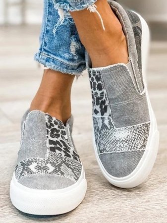 Yana - Trendy instap sneakers met prachtige print