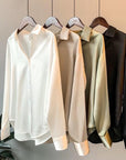 Leyla - Stijlvolle Santijnen Blouse