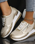 Pavrixa - Dames Sneakers Versterkt Comfort Zijrits Moderne Stijl