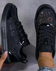 Jorexa - Dames Sneakers Van Ademende Kant Casual Elegante Stijl