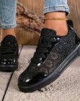 Jorexa - Dames Sneakers Van Ademende Kant Casual Elegante Stijl
