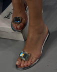 Tamara - Diamant slippers