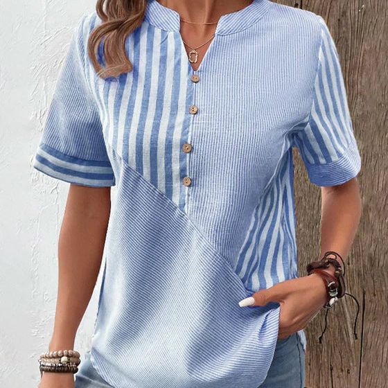 Liva - Gestreepte Blouse