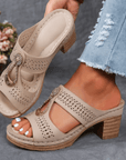 Novellea - Dames orthopedische sandalen met comfortabele en open hak
