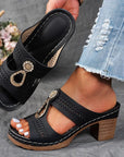 Novellea - Dames orthopedische sandalen met comfortabele en open hak