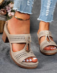 Novellea - Dames orthopedische sandalen met comfortabele en open hak