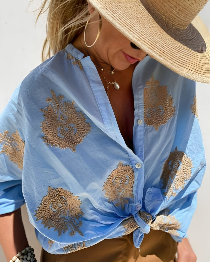 Elina - Chique Ibiza stijl Blouse