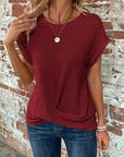 Clarissa - Elegante zomertop met ronde hals