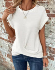 Clarissa - Elegante zomertop met ronde hals