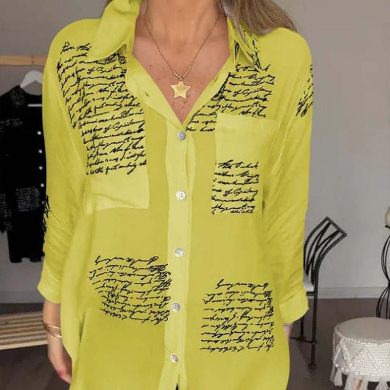 Sina - Elegant en veelzijdig overhemd met print