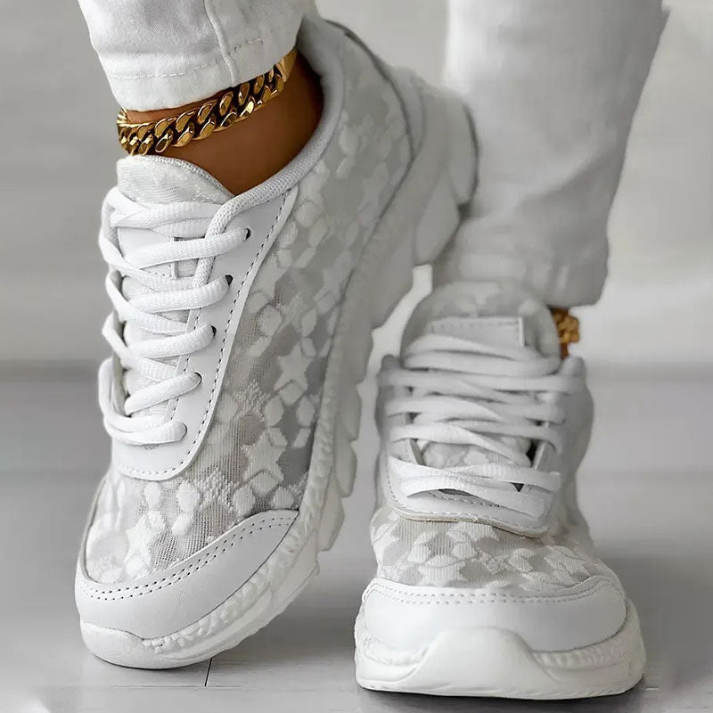 Nola - Comfortabele witte sneakers