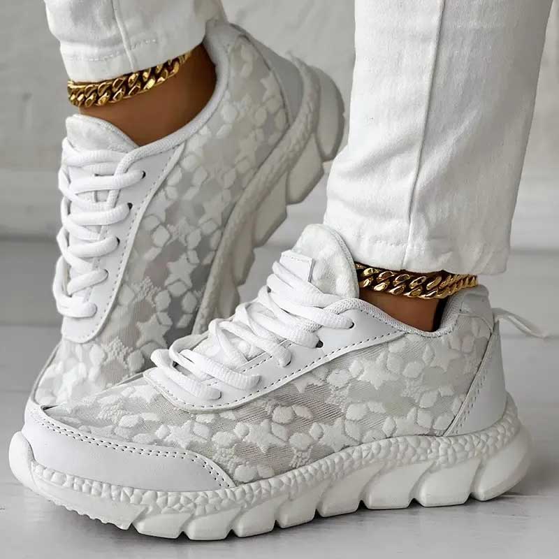 Nola - Comfortabele witte sneakers