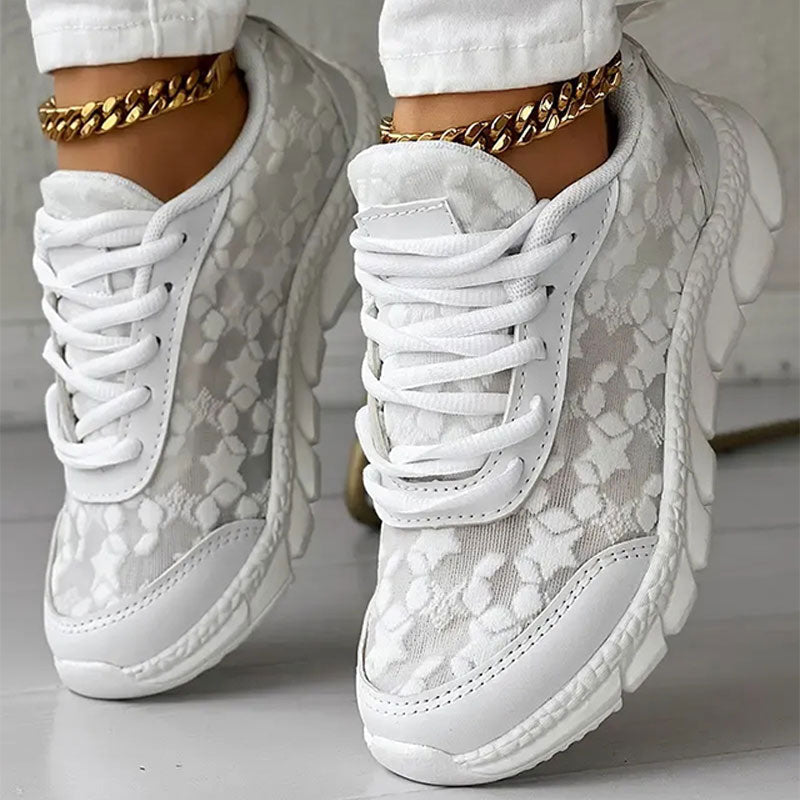 Nola - Comfortabele witte sneakers