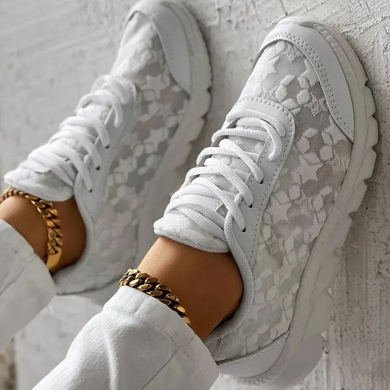 Nola - Comfortabele witte sneakers