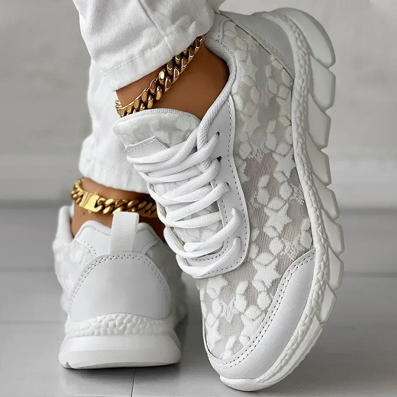 Nola - Comfortabele witte sneakers
