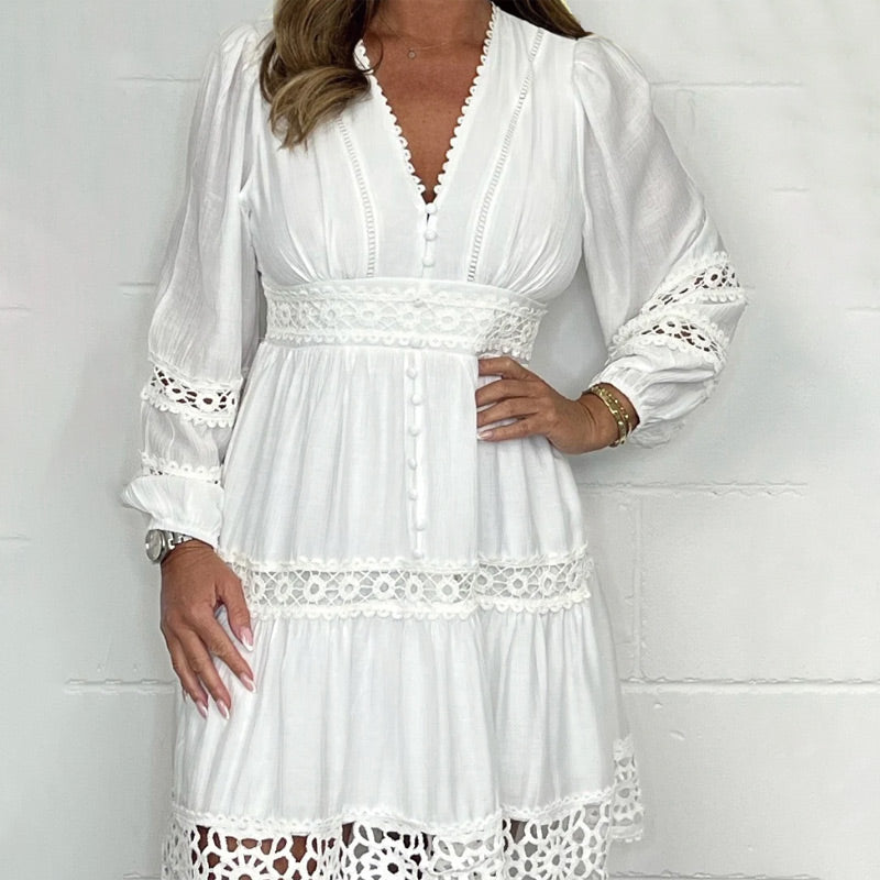 Anya - Vintage kanten jurk voor dames