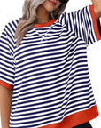 Puck - Casual gestreept T-Shirt