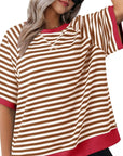 Puck - Casual gestreept T-Shirt