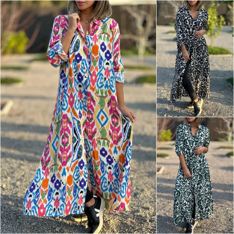 Ivonne - Zomerjurk met bloemenjurk