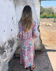 Herminie - Elegante Maxi jurk met prachtige zomerprint voor dames