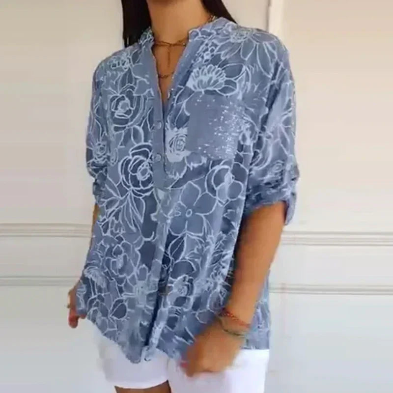 Maja - Dameshemd met print