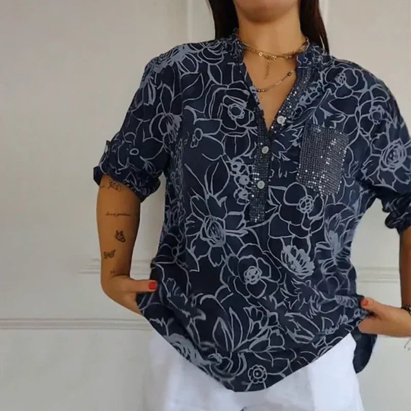 Maja - Dameshemd met print