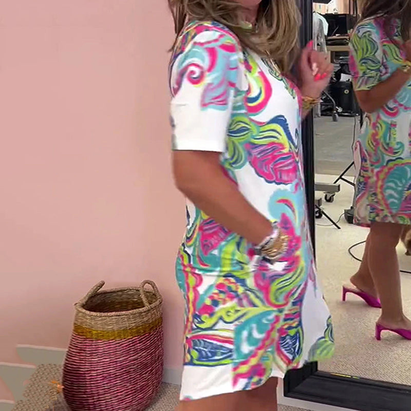 Gianna - Zomerjurk met prachtige print