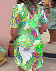 Gianna - Zomerjurk met prachtige print
