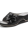 Gavrielle - Zachte Leren Sandalen Met Ondersteuning Voor De Voorkant