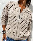 Florence - Gebreid vest voor dames