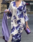 Ariadne - Elegante Lila Maxi Dress