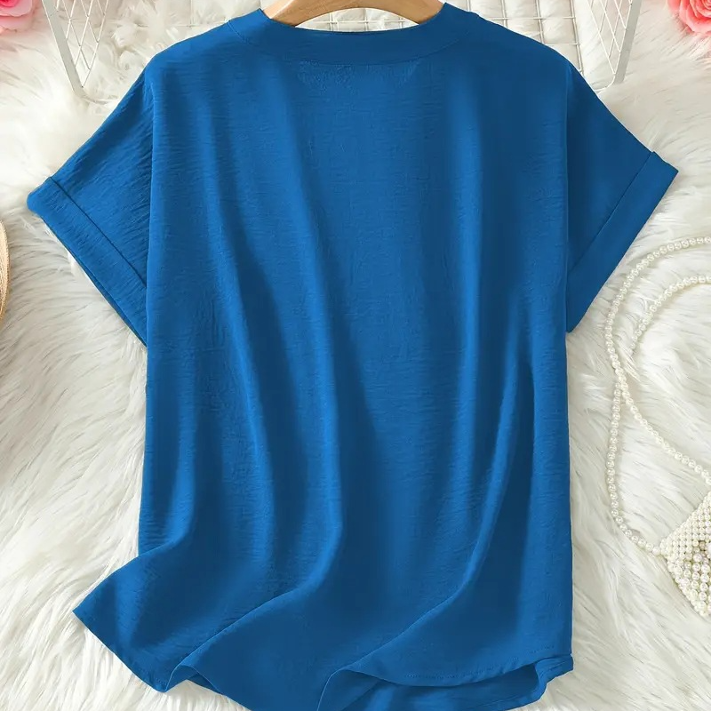 Sylmira - Elegante Losse Blouse met V-hals