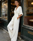 Avelissea - Dames jumpsuit met V-hals