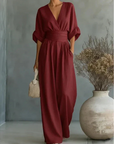Avelissea - Dames jumpsuit met V-hals