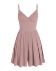 Mirestra - Dames jumpsuit met ribstof short en geïntegreerde uitlopende rok