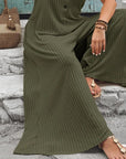 Azeloria - Dames zonder mouwen jumpsuit met brede pijpen en zakken