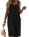 Rhyzelia - Dames Zomer Jumpsuit Zonder Mouwen met Brede Benen