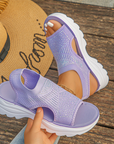 Tyressa - Dames sandalen met platform in ademend mesh