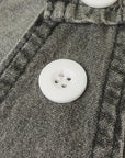 Jovalythra - Casual Denim Bloemen Overall met Ruime Pasvorm voor Dames