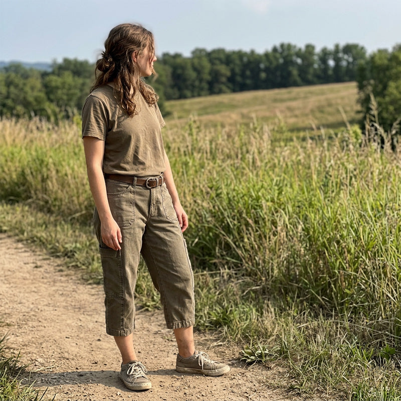 Julia | Casual Cargo-Capri-Broek voor Dames