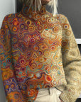 Noelle - Regenboog coltrui voor dames