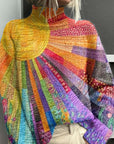 Noelle - Regenboog coltrui voor dames