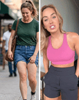 Phaedora - Hoge taille shorts voor dames met diepe zakken
