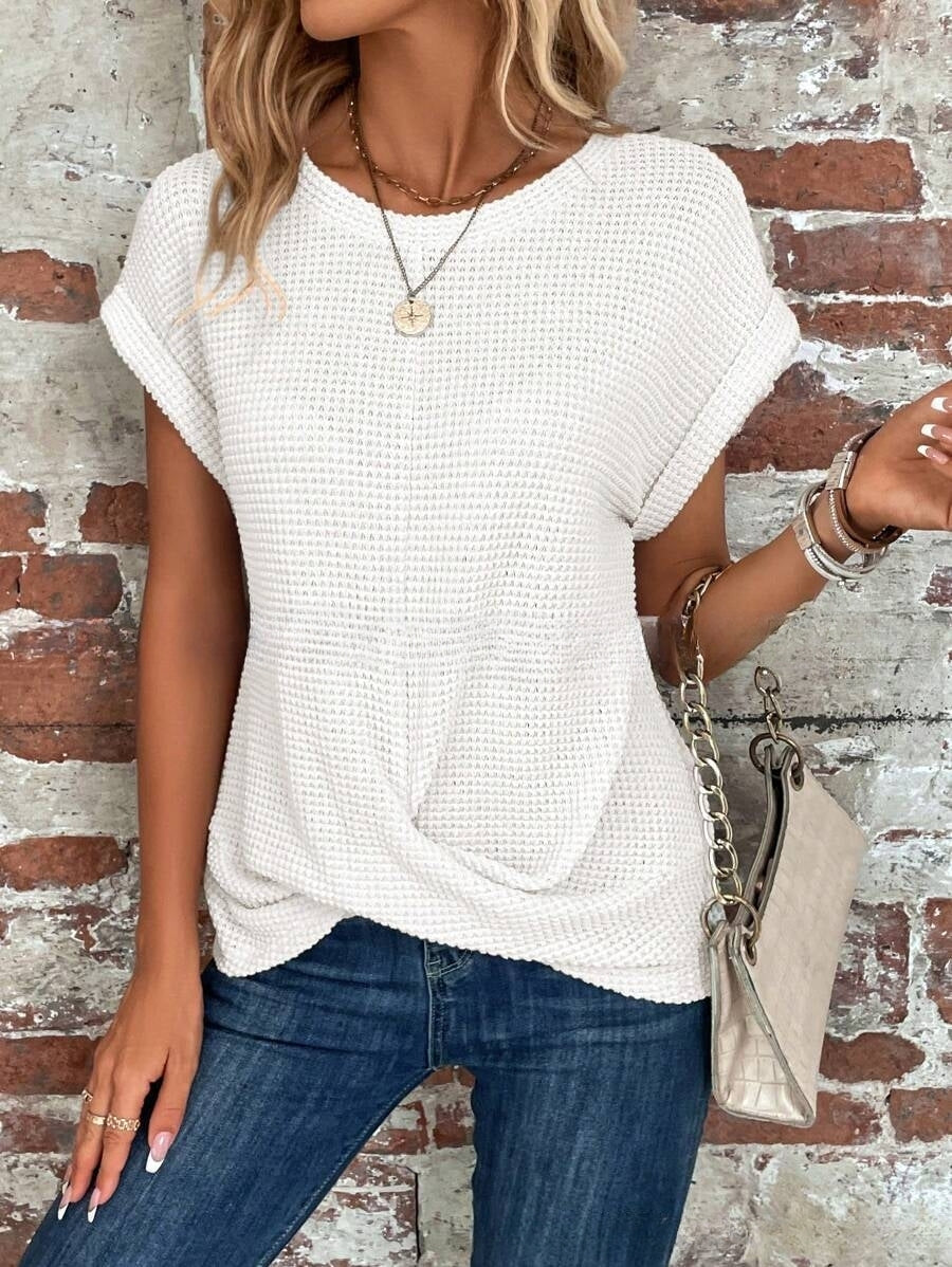 Anneloes - Casual T-shirt met korte Mouwen